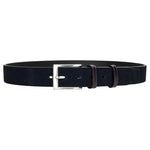 Wojas Dark Blue Leather Belt | 9303726