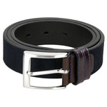 Wojas Dark Blue Leather Belt | 9303726