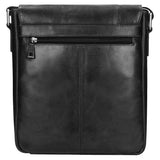 Wojas Black Leather Messenger Bag | 8004251