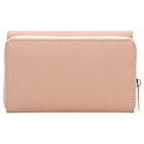 Wojas Pink Leather Zip Around Wallet | 9102454