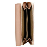 Wojas Pink Leather Zip Around Wallet | 9102454