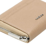 Wojas Dark Beige Zip Around Wallet | 9102053