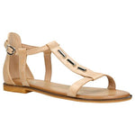 Beige Leather Sandals | 76066-54