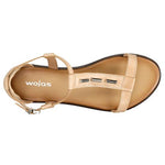 Beige Leather Sandals | 76066-54