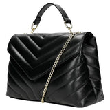 Wojas Black Quilted Leather Crossbody Bag | 8016951