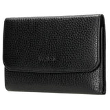 Wojas Black Leather Snap Wallet with Black Wojas Logo | 9103551