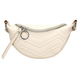Wojas Beige Leather Waist Bag | 8009354