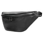 Wojas Black Leather Waist Bag | 8019551