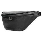 Wojas Black Leather Waist Bag | 8019551