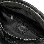 Wojas Black Leather Waist Bag | 8019551