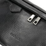 Wojas Black Leather Waist Bag | 8019551