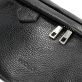 Wojas Black Leather Waist Bag | 8019551