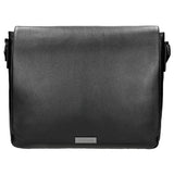 Wojas Black Leather Laptop Case | 80153-51