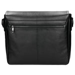 Wojas Black Leather Laptop Case | 80153-51