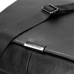 Wojas Black Leather Laptop Case | 80153-51