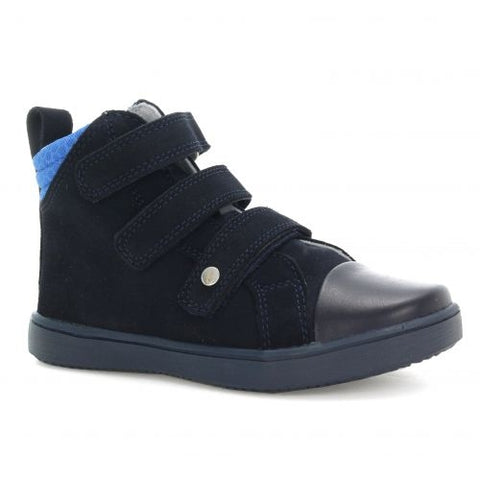 Bartek Boys' Navy Blue Prophylactic Leather Sneakers | 14364-009