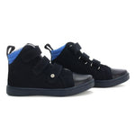 Bartek Boys' Navy Blue Prophylactic Leather Sneakers | 14364-009