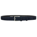 Wojas Dark Blue Leather Belt | 9306526