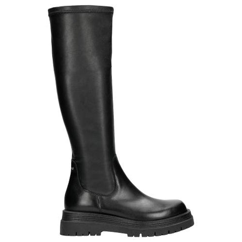 Wojas Black Leather Knee High Boots | 7100581