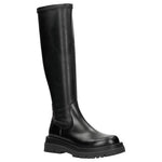 Wojas Black Leather Knee High Boots | 7100581