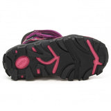 Bartek Girls' Black and Pink Prophylactic Snow Boots | 94646003