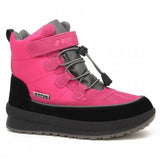 Bartek Girls' Pink and Black Insulated Ankle Boots | 17288002
