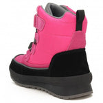 Bartek Girls' Pink and Black Insulated Ankle Boots | 17288002