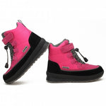 Bartek Girls' Pink and Black Insulated Ankle Boots | 17288002