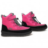 Bartek Girls' Pink and Black Insulated Ankle Boots | 17288002