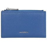 Wojas Blue Leather Zip Wallet | 9102256