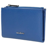 Wojas Blue Leather Zip Wallet | 9102256
