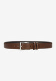 Wojas Brown Embossed Leather Belt | 9306252