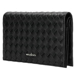 Wojas Black Leather Wallet with Wojas Logo | 91054-51