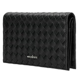 Wojas Black Leather Wallet with Wojas Logo | 91054-51