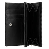 Wojas Black Leather Wallet with Wojas Logo | 91054-51