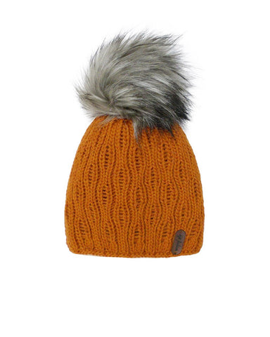 Ginger Women's / Teenager Beanie with Pompom | 38/645-O