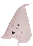 100% Cotton Summer Hat with Mouse Print, Visor and Chin Strap ~ 0-12 months | 44/265