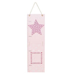 Wooden Pink Star Growth Chart | R16041
