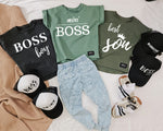 Boys' Vintage Green Graphic T-shirt - Mini Boss | MIK-18