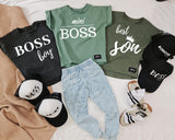 Boys' Vintage Green Graphic T-shirt - Mini Boss | MIK-18