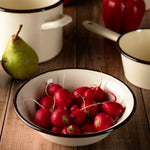 Cream Enameled Bowl 4.5 l - Emalia Pleszew | 0M0021