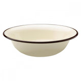 Cream Enameled Bowl 4.5 l - Emalia Pleszew | 0M0021