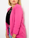 Neon Pink Lightweight Italian-style Blazer | HAL-88833