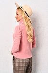 Powder Pink Turtleneck Sweater à la Alpaca | SW-1225