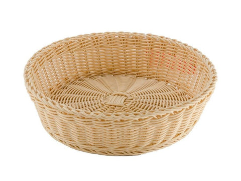 Cream Poly-rattan Basket | 4K0560