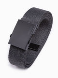 Graphite Men's Webbing Belt with Buckle | A647V1