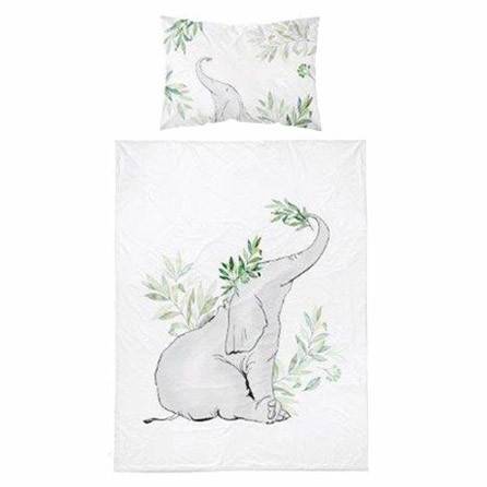 Bamboo Kids' Duvet Set with Elephant - 100 x 135 cm | PPH-11