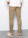 Men's Beige Denim Pants - SLIM FIT | V27-P1059
