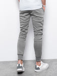 Men's Gray Jogger Sweatpants | 0P867-V15