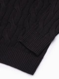 Men's Cable Knit Crew Neck Sweater | E195 V-3